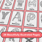 26 Positivity ABC Colouring Pages - Digital Download
